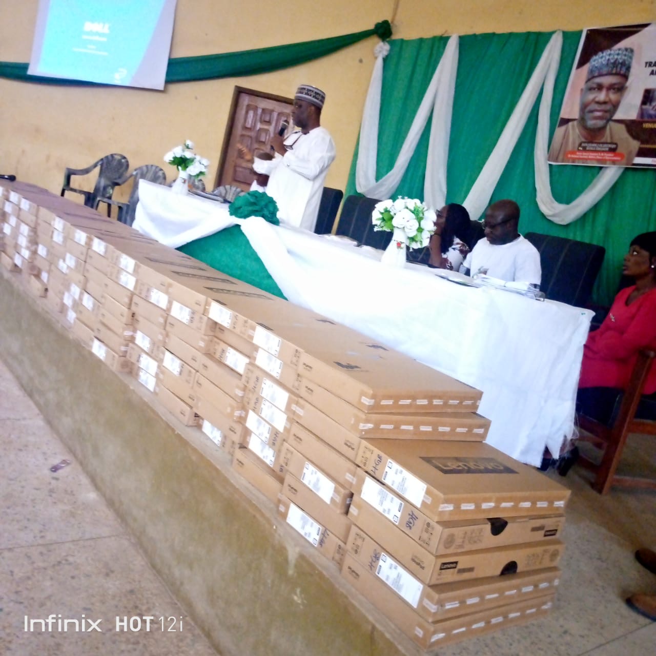 Excitement as Tinubu’s Aide, Olanrewaju, Empowers Ekiti Youths, Teachers with 200 Brand New Laptops, Cash
